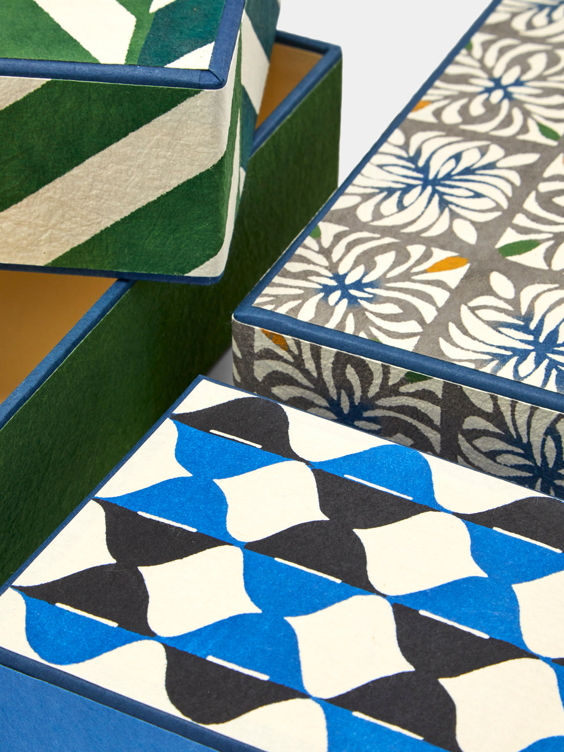 Keijusha - Washi Treasure Boxes (Set of 3) - Multiple - ABASK