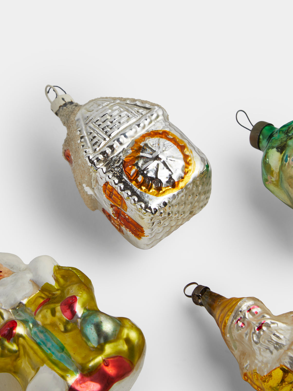 Antique and Vintage - Early-20th-Century Christmas Glass Baubles (Set of 8) - Multiple - ABASK