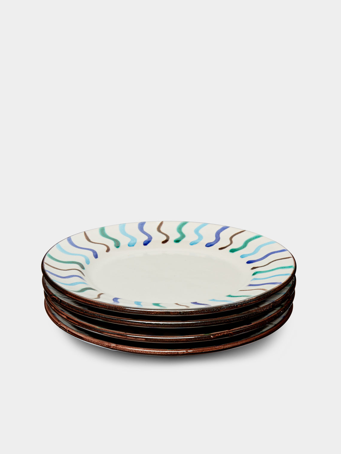 Ceramica Pinto - Vietri Hand-Painted Ceramic Dinner Plates (Set of 4) -  - ABASK