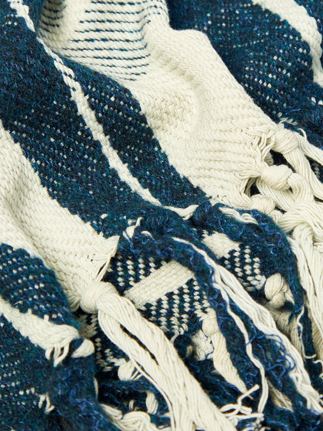 Hollie Ward - Maggie Shetland Wool Check Blanket -  - ABASK