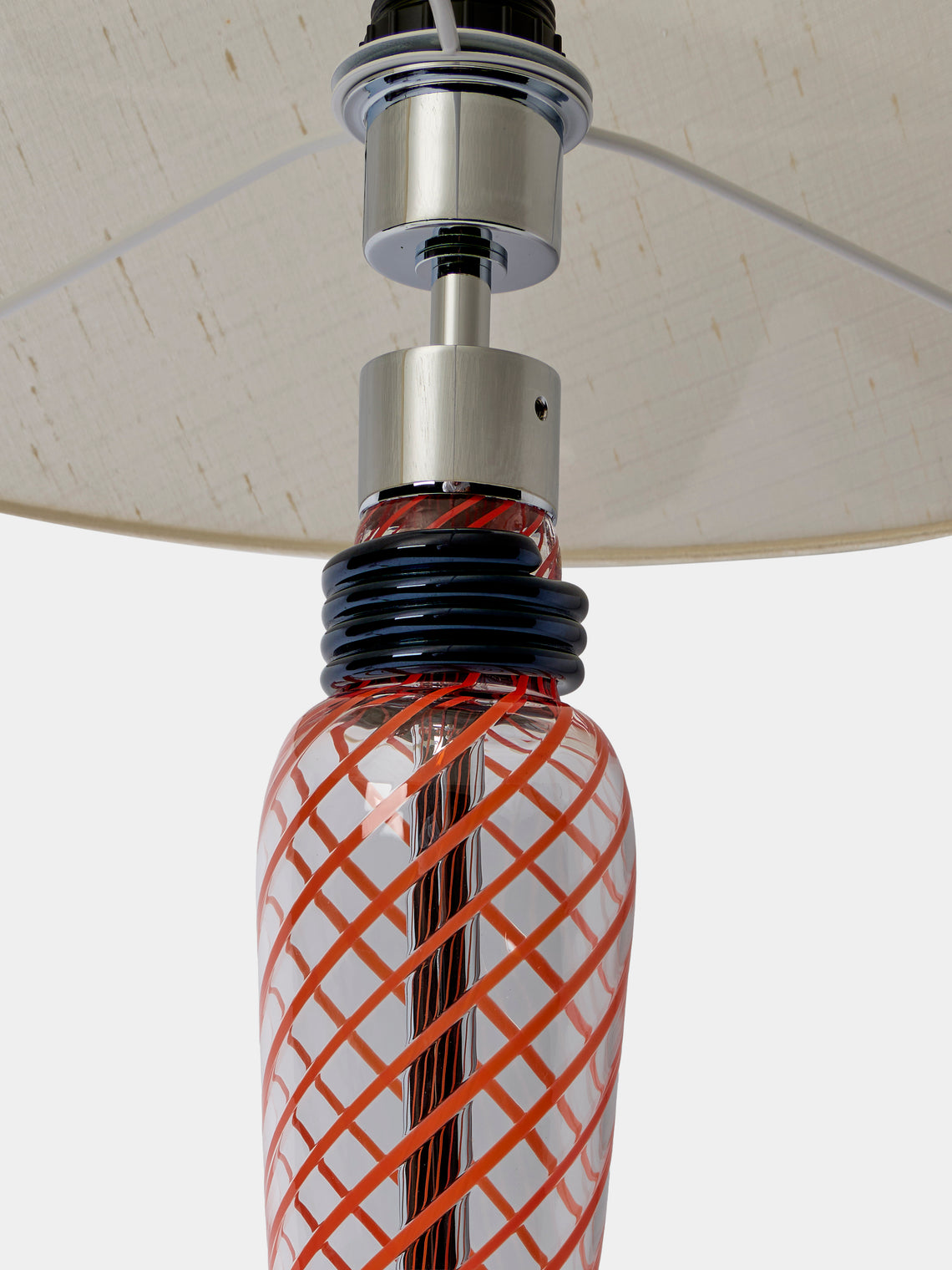 Carlo Moretti - Bricola Hand-Blown Murano Glass Table Lamp - Red - ABASK