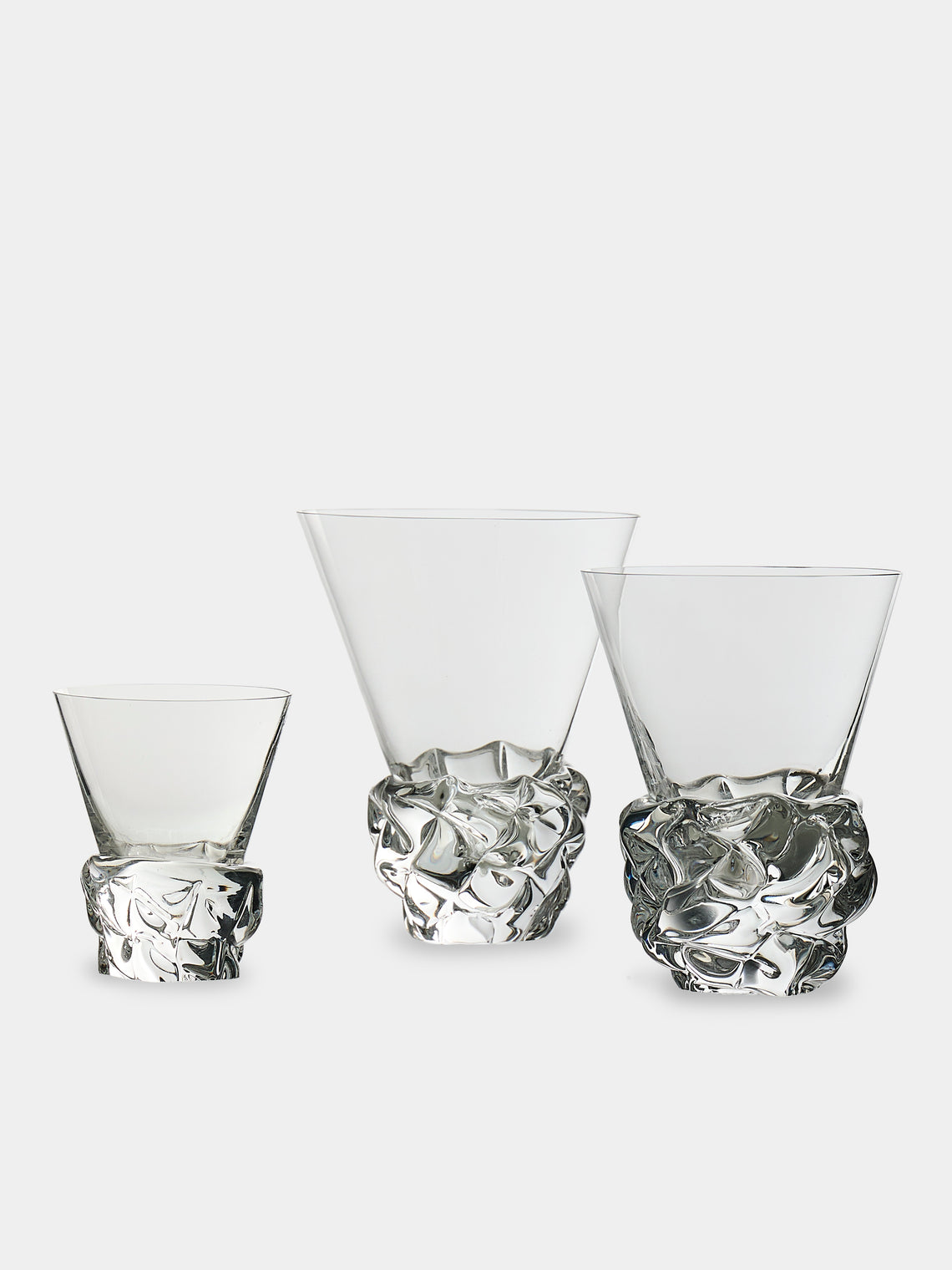NasonMoretti - Archive Revival 1965 Hand-Blown Murano Glass Collection - Clear - ABASK - 