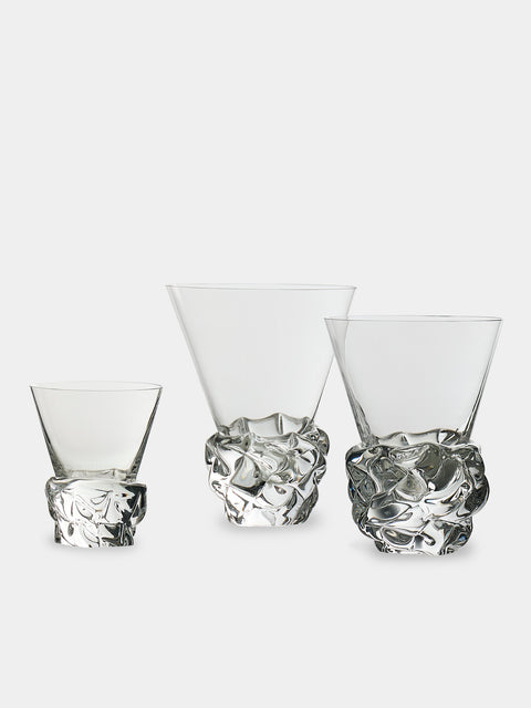 NasonMoretti - Archive Revival 1965 Hand-Blown Murano Glass Collection - Clear - ABASK - 