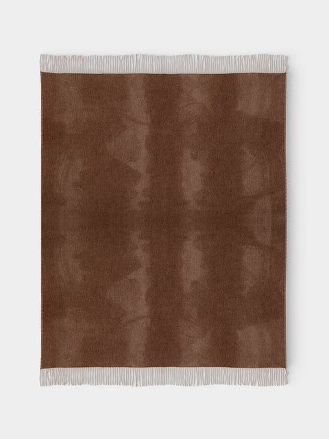 Alonpi - Melrose Cashmere Throw (75in/1.9m) - Camel - ABASK