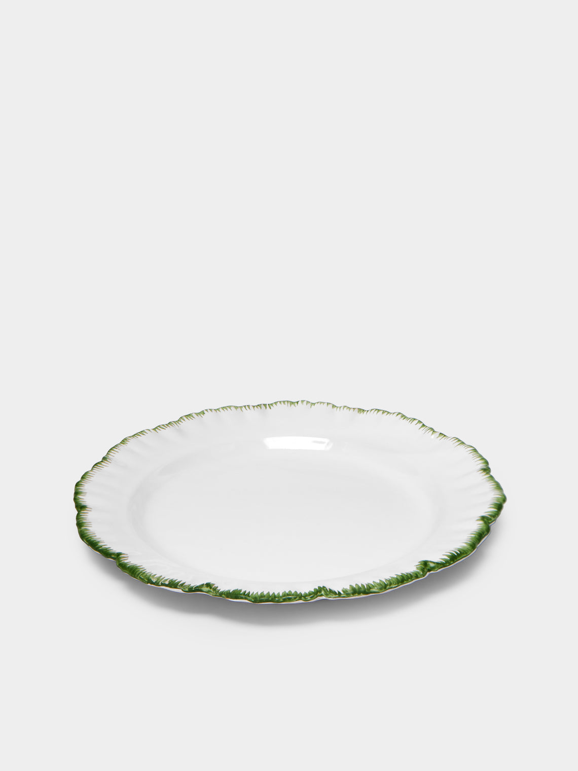 Atelier Soleil - Combed Edge Hand-Painted Ceramic Side Plate -  - ABASK