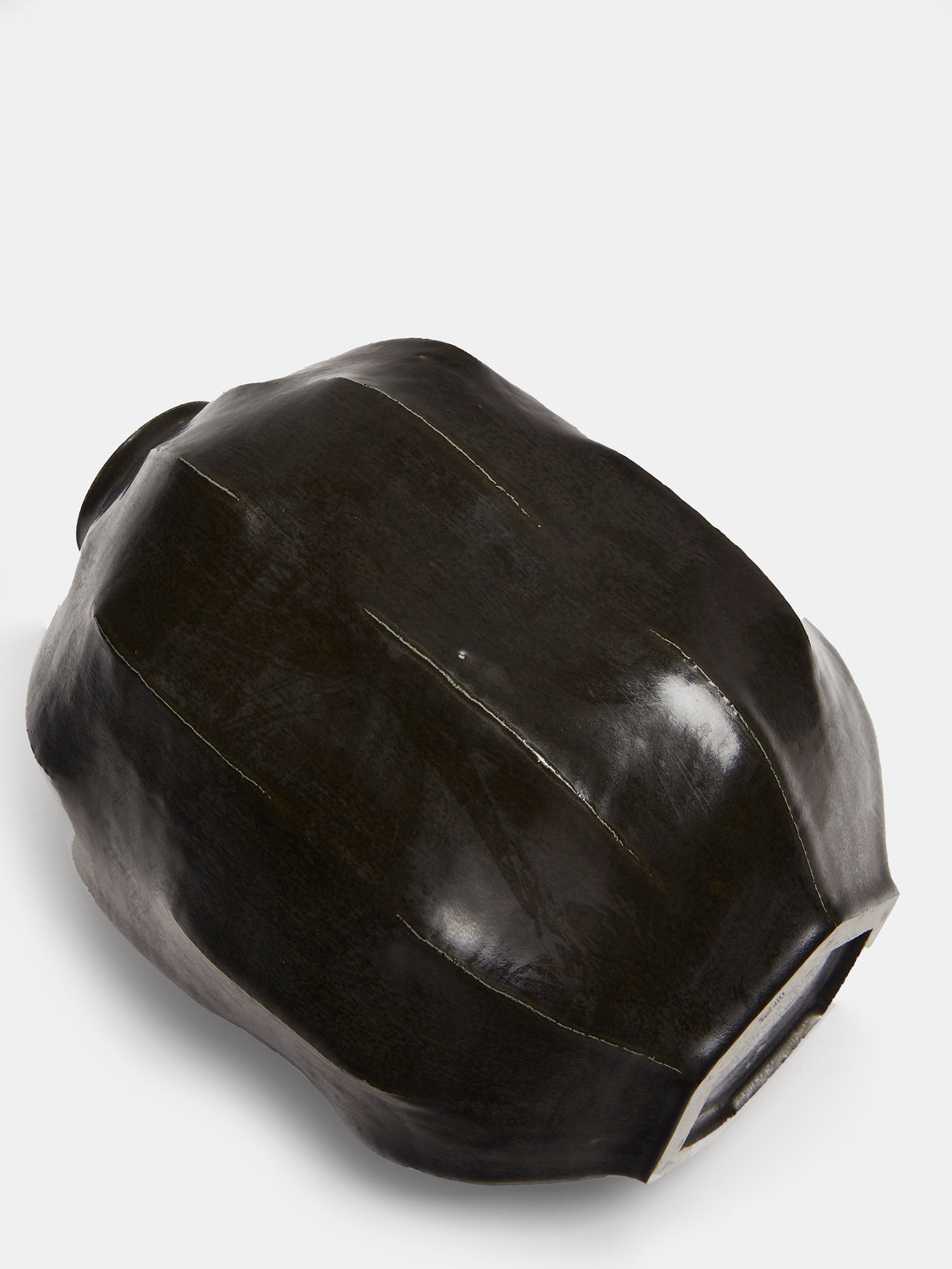 Lee Song-am - Hand-Thrown Stoneware Vase (11.5in/29cm) - Black - ABASK