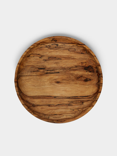 Bird & Branch - Fairlight Hand-Turned Patterned Beech Platter -  - ABASK - 