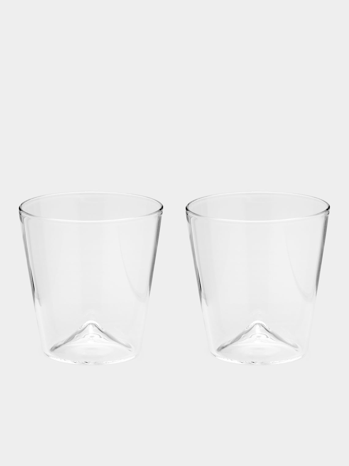 Astier de Villatte - Simple Hand-Blown Medium Tumbler (Set of 2) - Clear - ABASK 