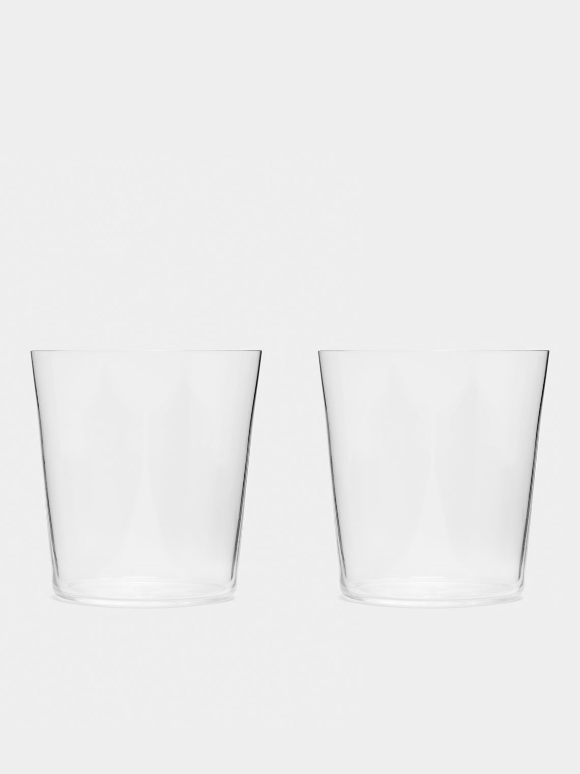 Lobmeyr - Commodore Hand-Blown Crystal Water Tumbler (Set of 2) - Clear - ABASK 