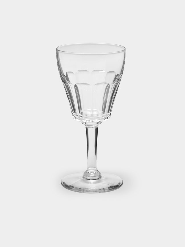 Antique and Vintage - 1950s Val Saint Lambert Cut Crystal Wine Goblets (Set of 10) -  - ABASK - 