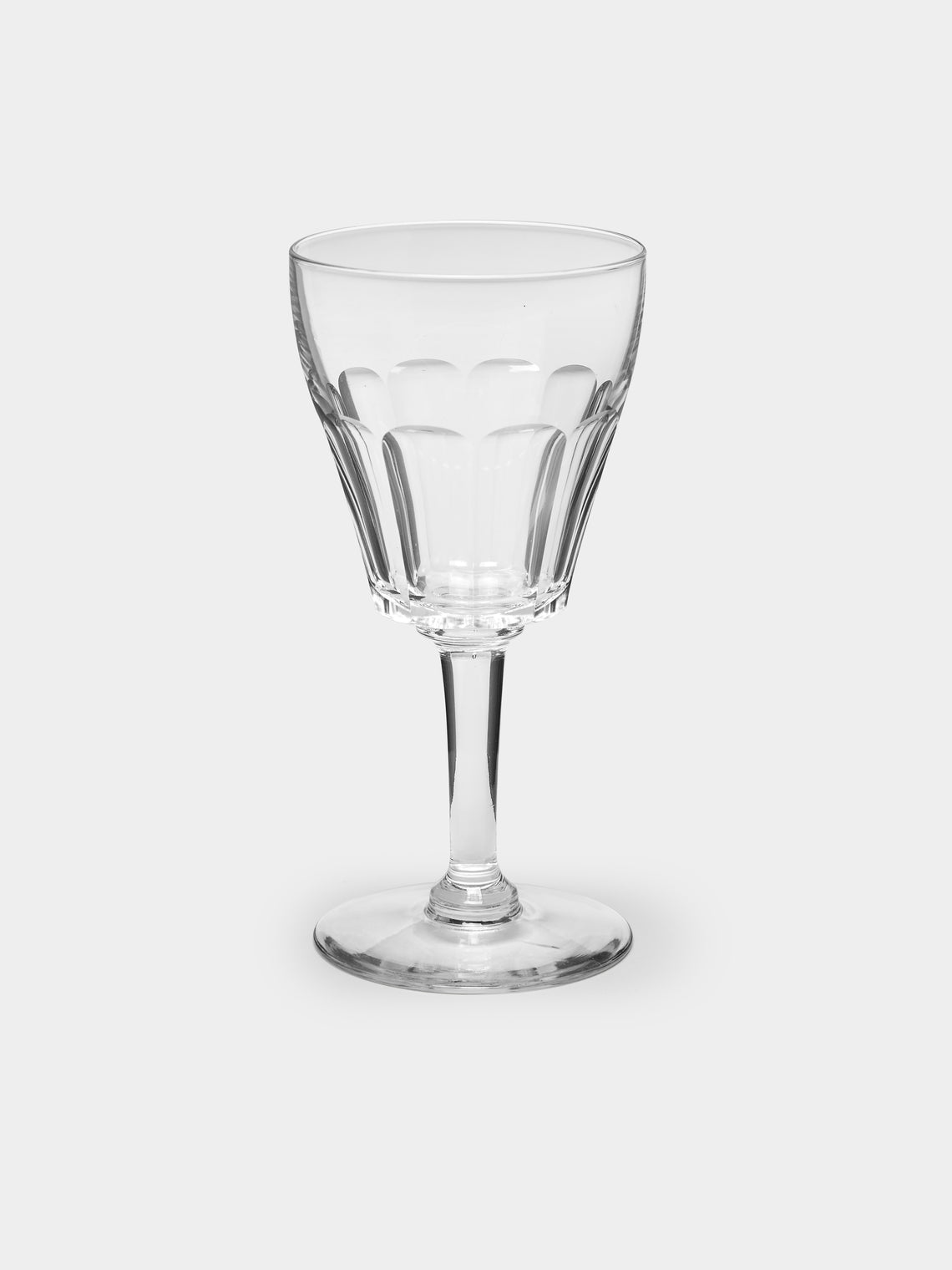 Antique and Vintage - 1950s Val Saint Lambert Cut Crystal Wine Goblets (Set of 10) -  - ABASK - 