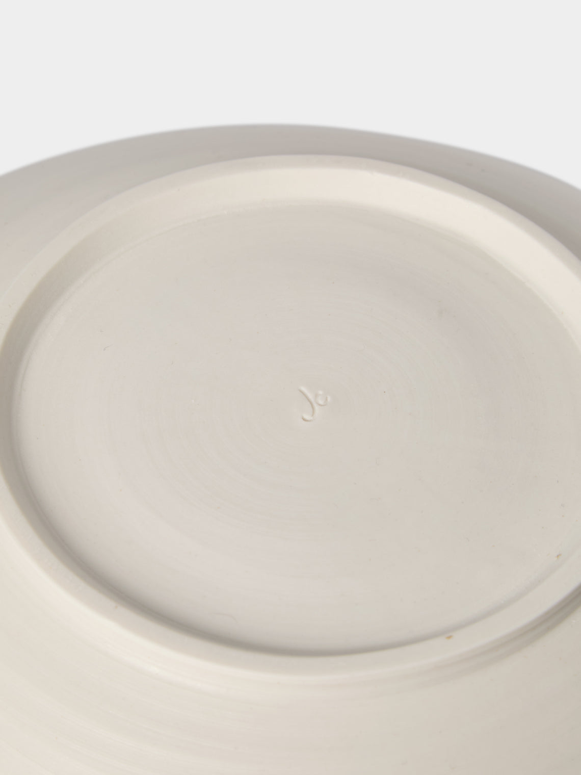 Johanne Coker - No. 14 Hand-Thrown Porcelain Bowl - White - ABASK