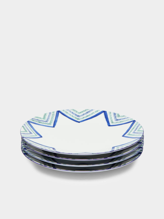 Molecot - Mallorca Porcelain Dessert Plates (Set of 4) -  - ABASK