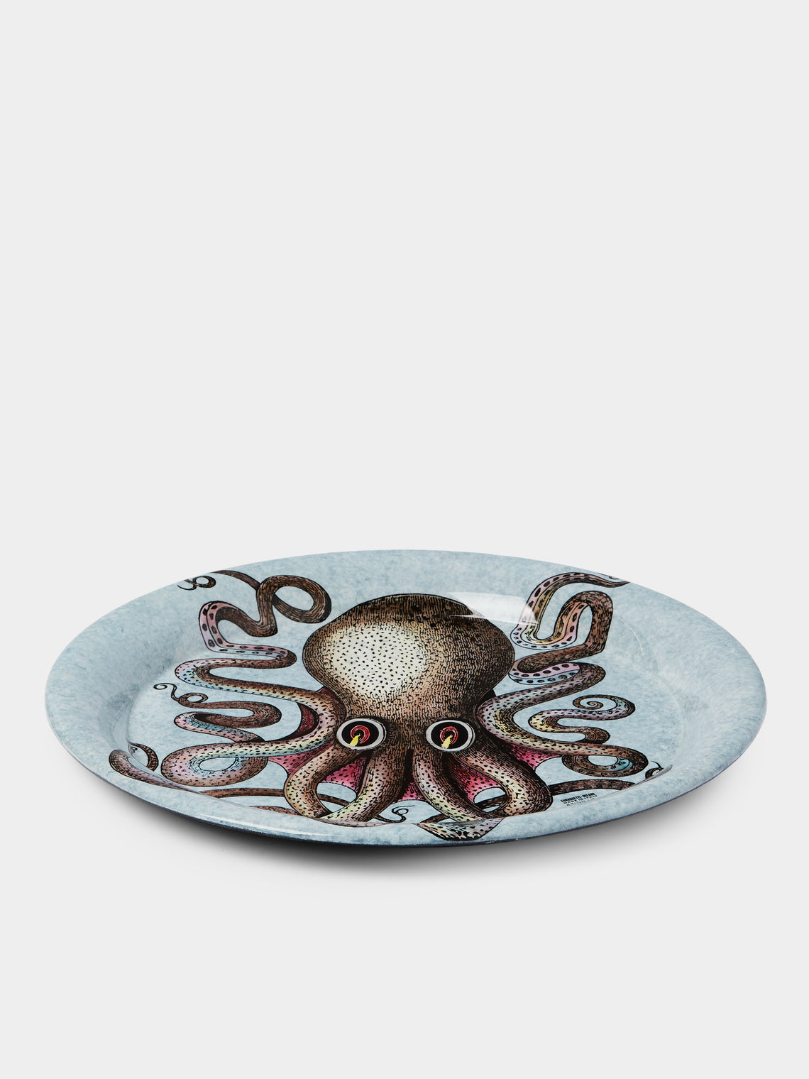 Fornasetti - Polipo Iron Tray (15.5in/40cm) - Multiple - ABASK