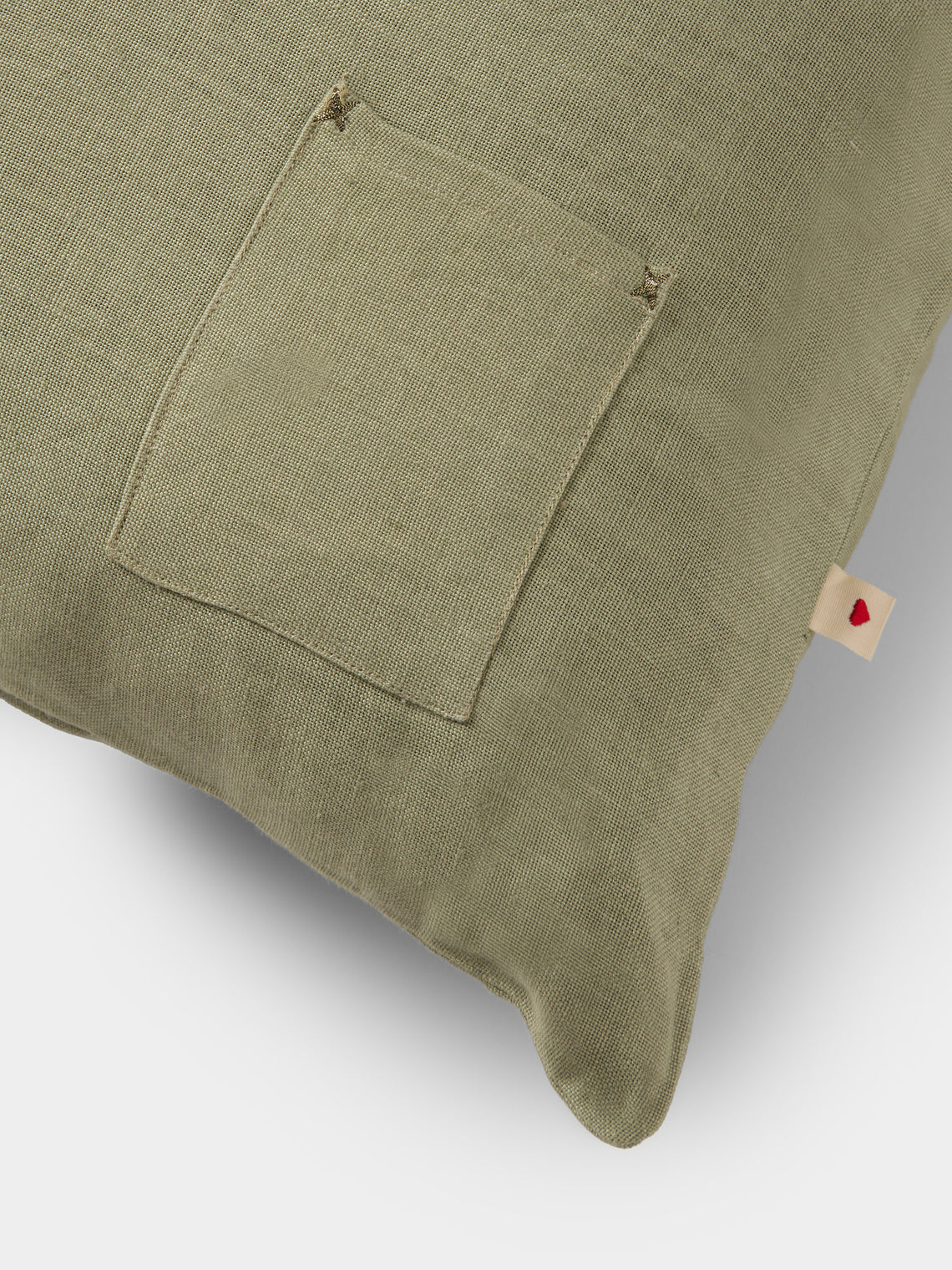 Bokja - Hummingbird Embroidered Linen Cushion (35.5in/90cm) - Multiple - ABASK