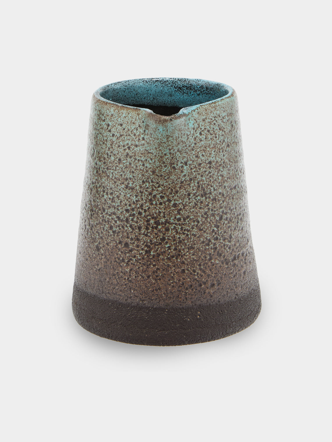 Antique and Vintage - Mid-Century Accolay Ceramic Jug - Brown - ABASK