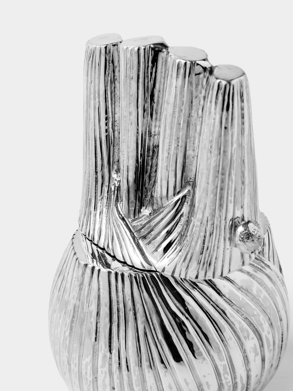 Milanese Silver - Fennel Sterling Silver Pepper Mill - Silver - ABASK