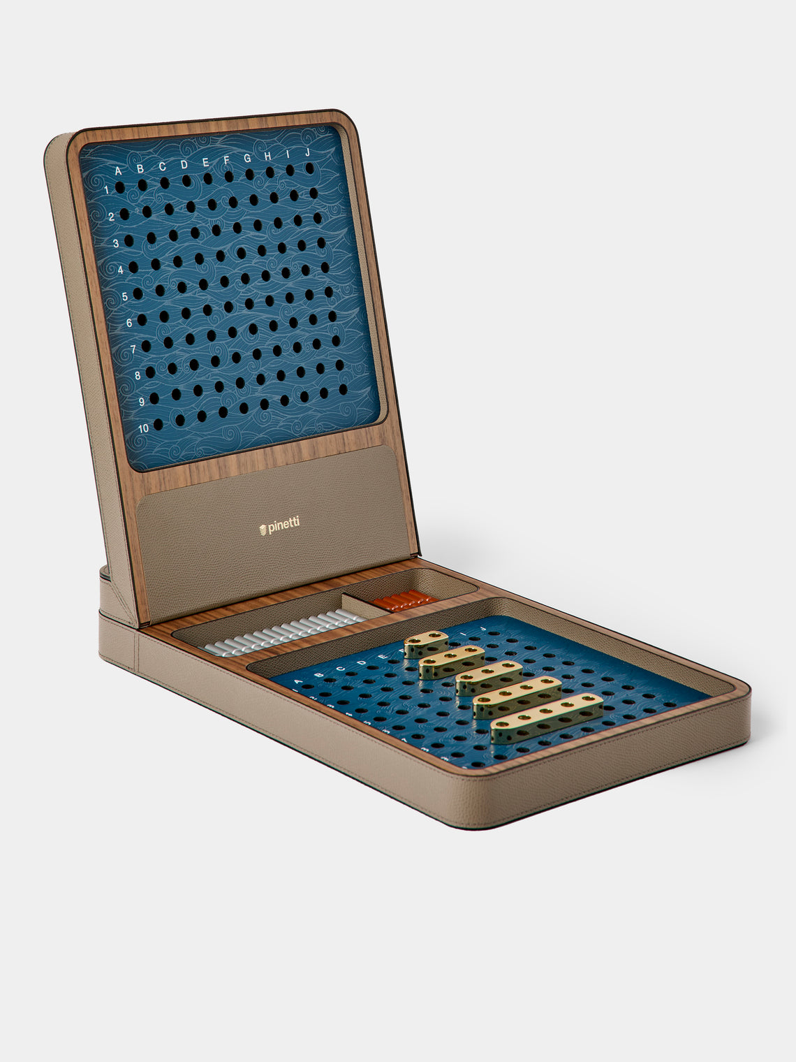 Pinetti - Leather Battleship Set - Brown - ABASK