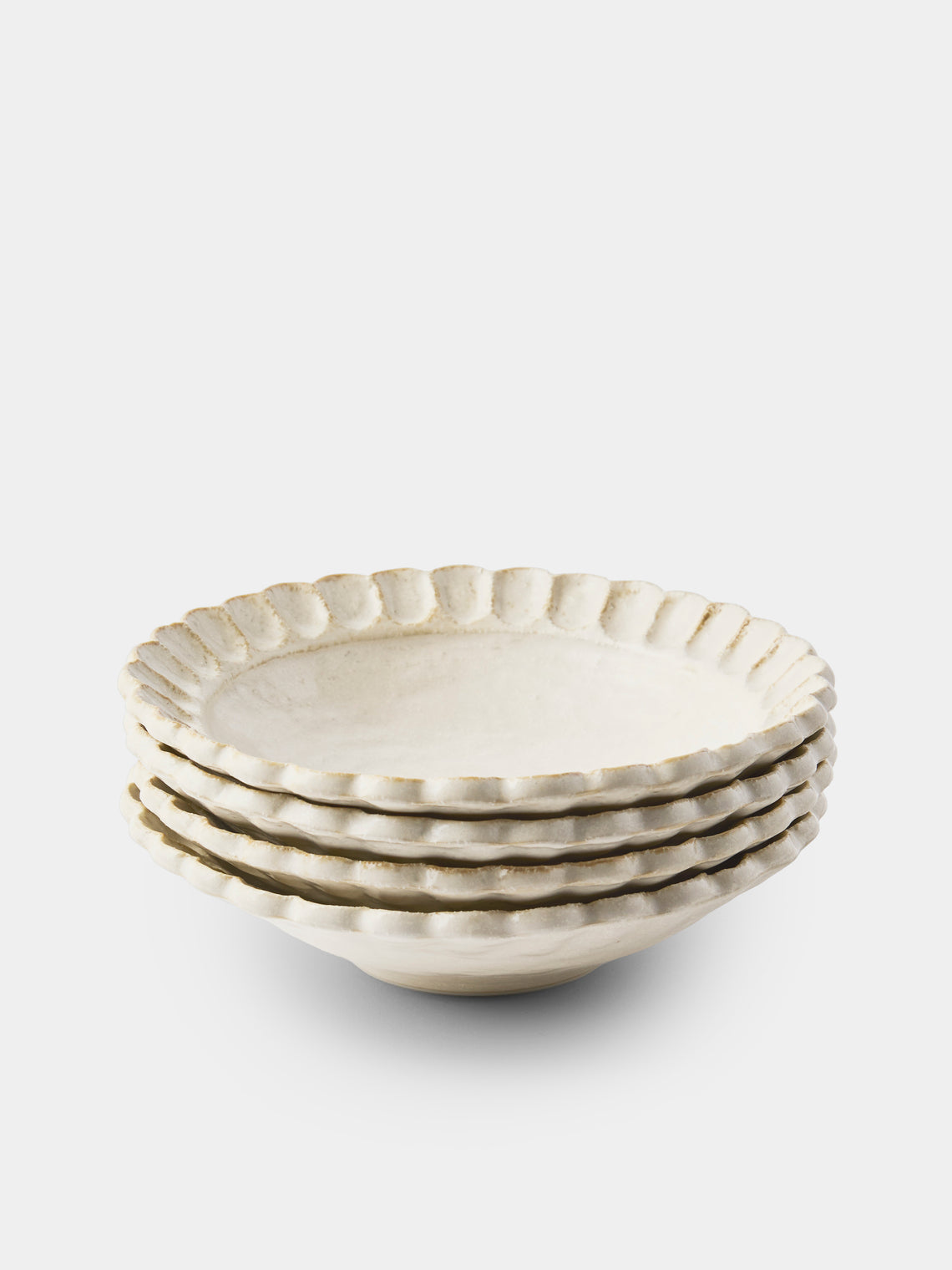 Kaneko Kohyo - Coco Ceramic Bowls (Set of 4) - White - ABASK