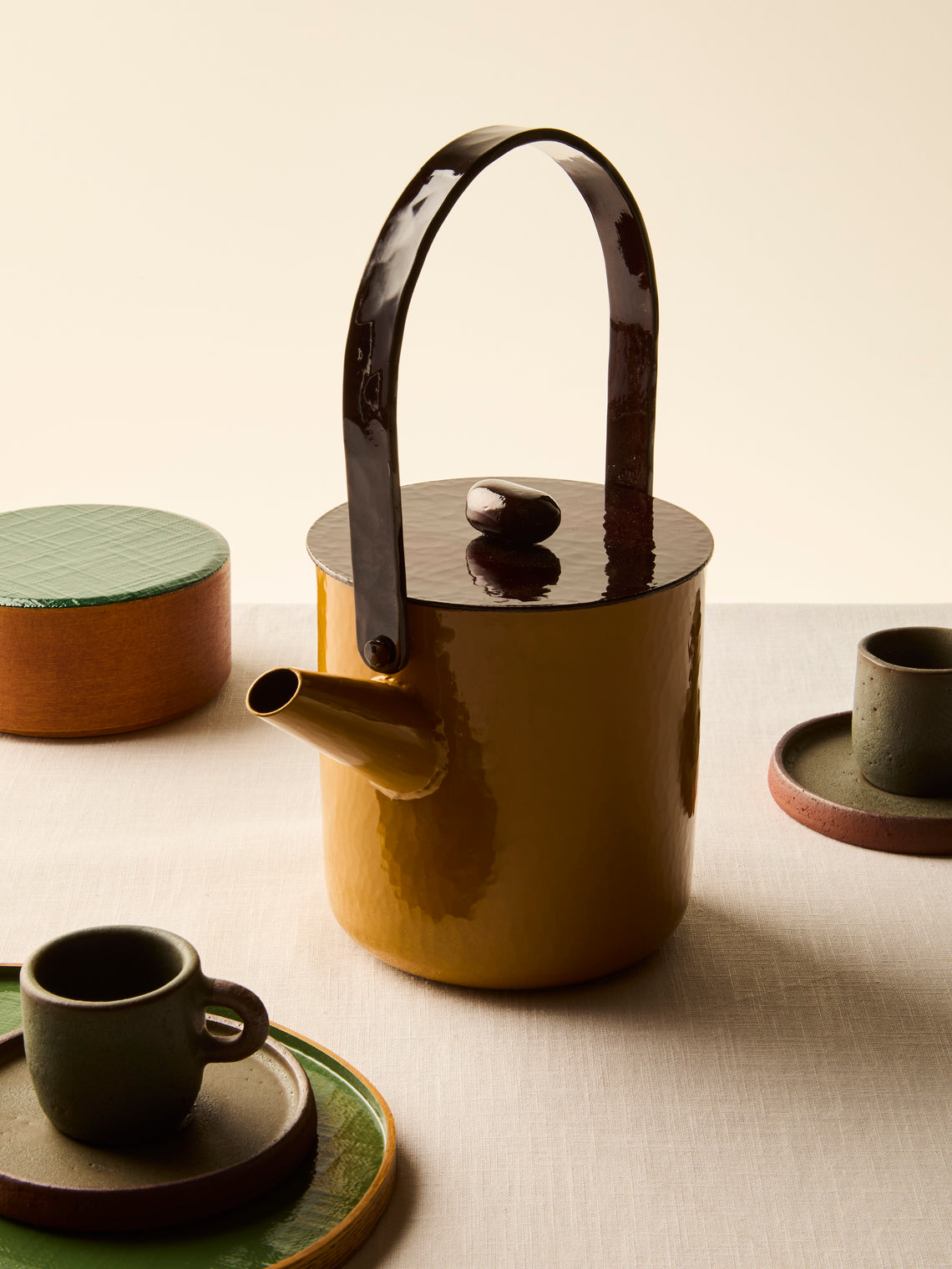 Huh Myoung Wook - Ottchil Copper Teapot - Yellow - ABASK