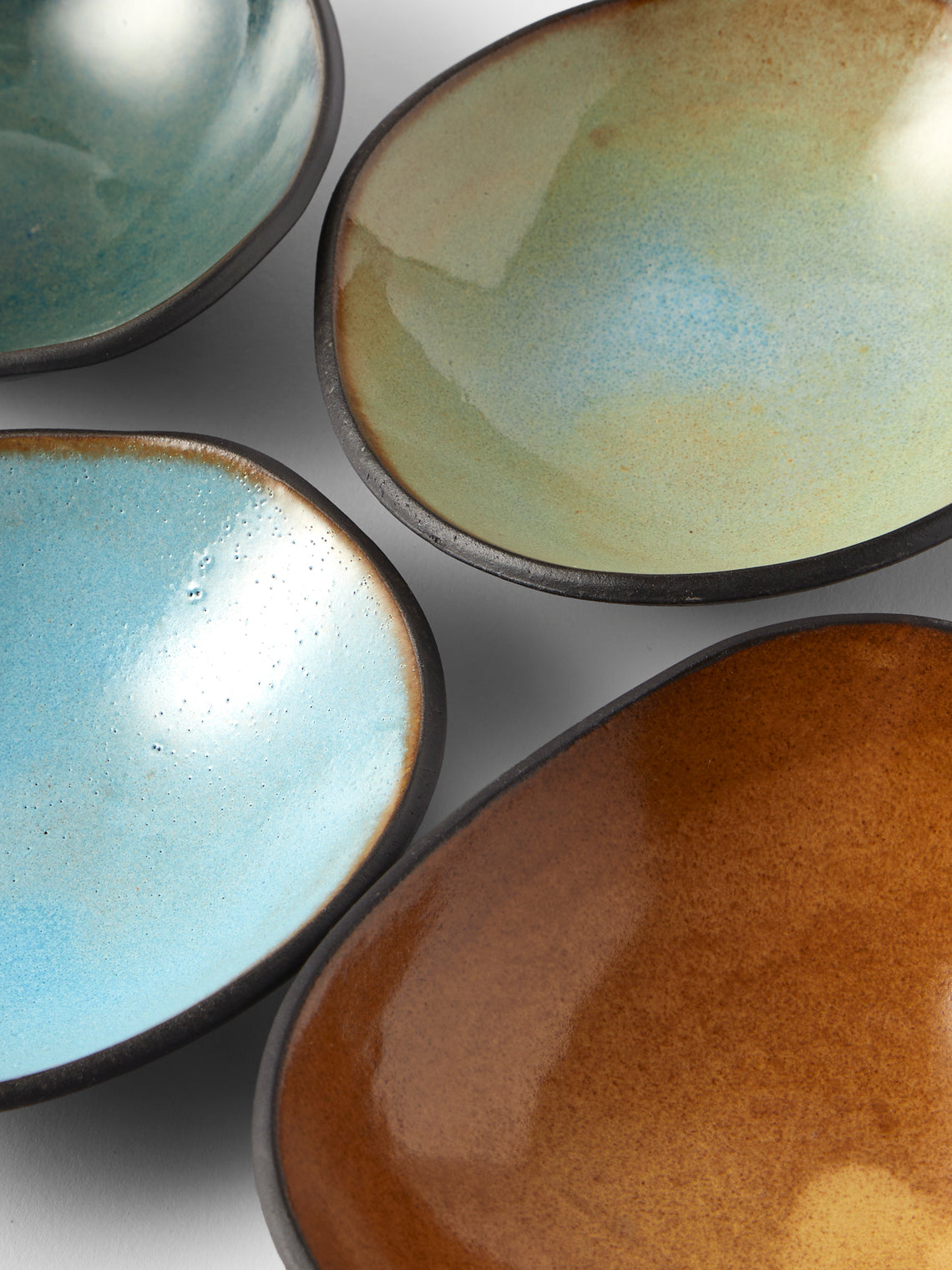 Hana Karim Studio - Hand-Built Stoneware Tapas Bowls (Set of 4) - Multiple - ABASK