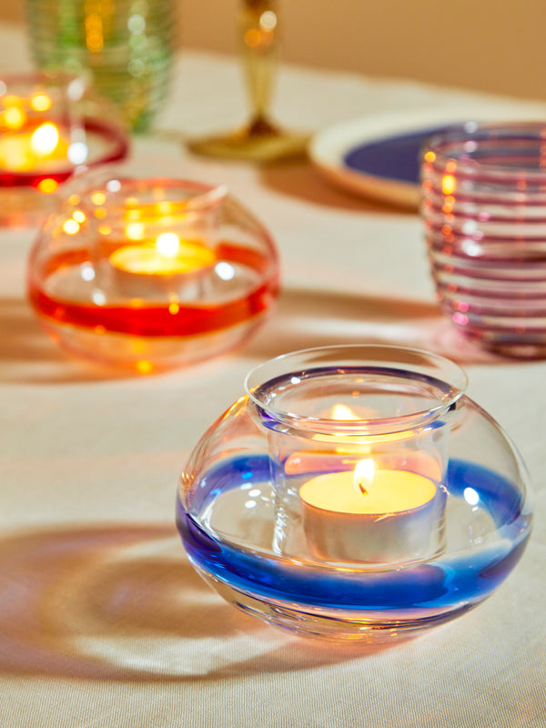 Carlo Moretti - Hand-Blown Murano Glass Tealight Holder -  - ABASK
