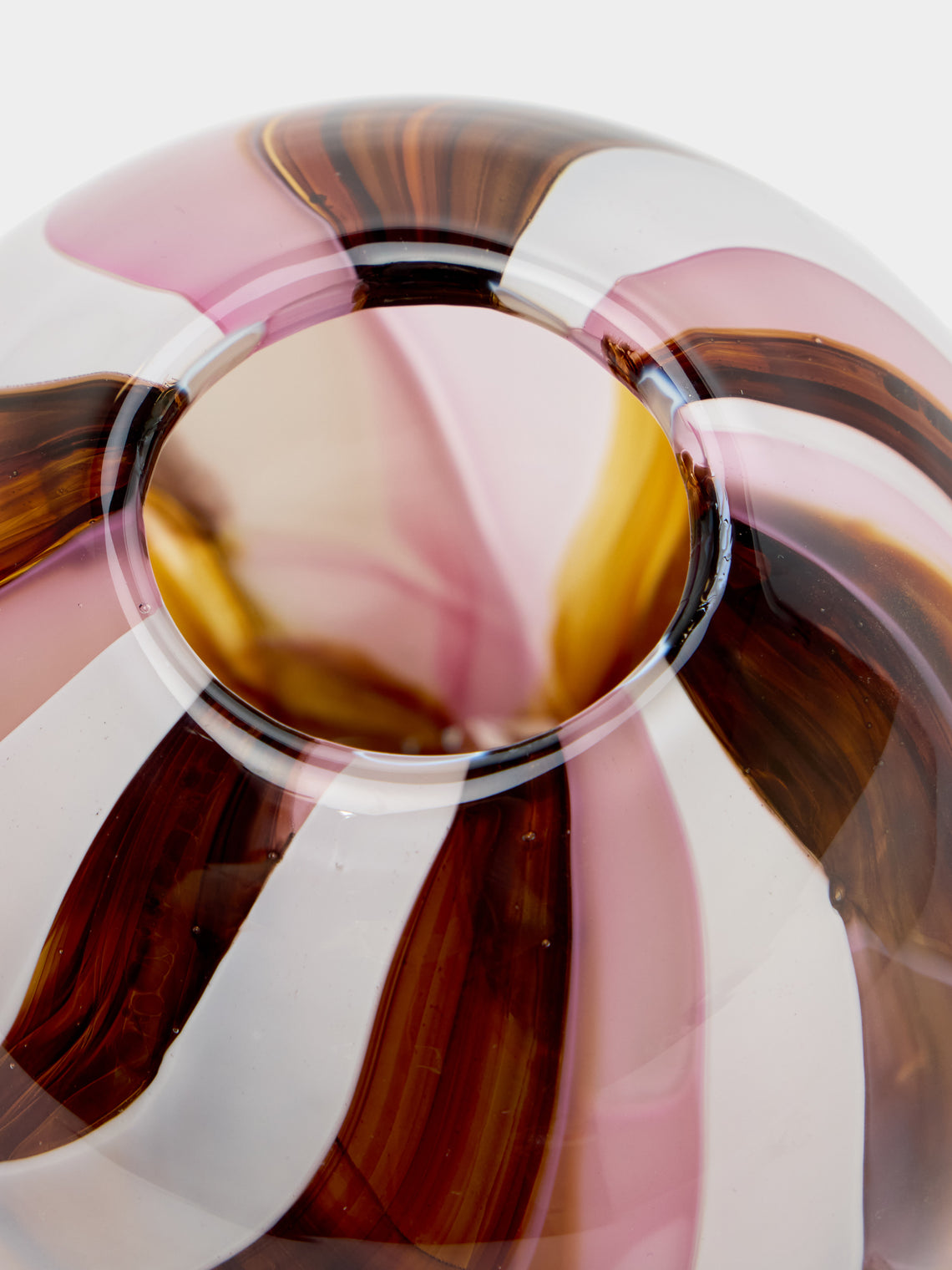 Moonarij - Babymoon Hand-Blown Glass Vase (4.5in/12cm) - Pink - ABASK