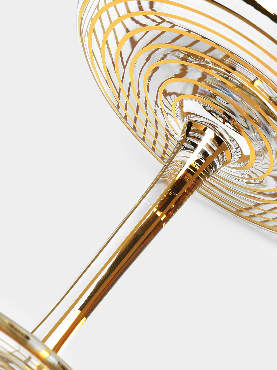 Lobmeyr - Series B Hand-Painted Crystal Champagne Coupe - Gold - ABASK