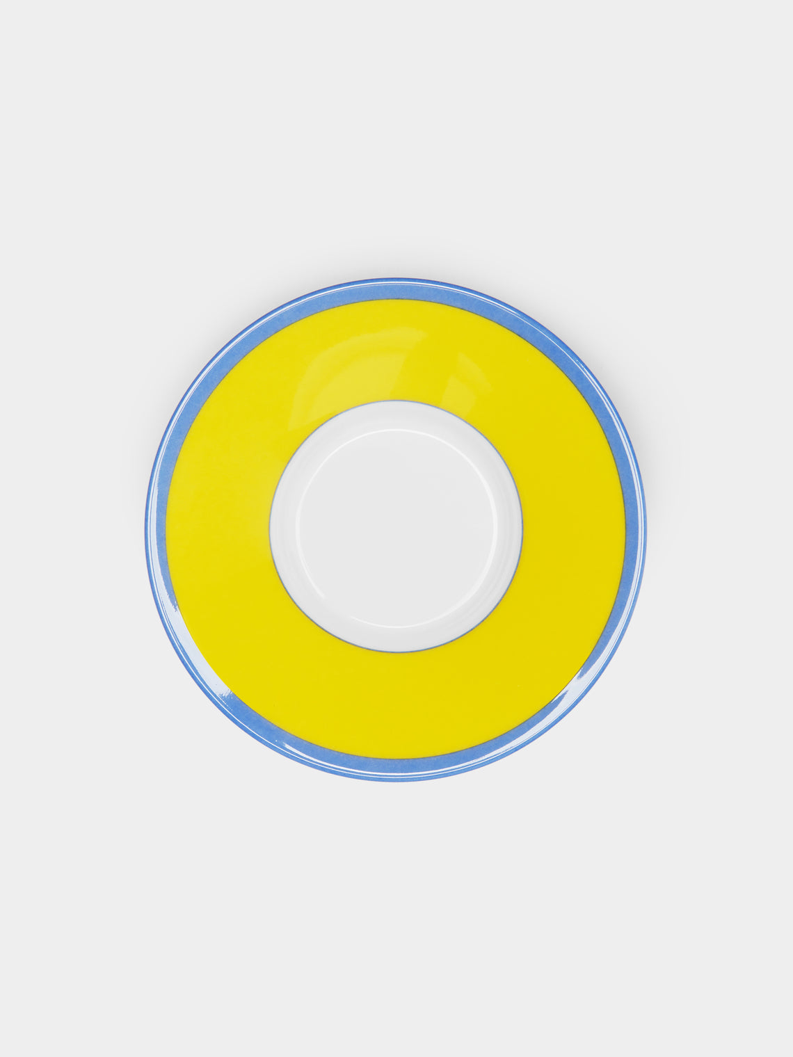 Robert Haviland & C. Parlon - Monet Porcelain Coffee Cup and Saucer (Set of 2) - Yellow - ABASK