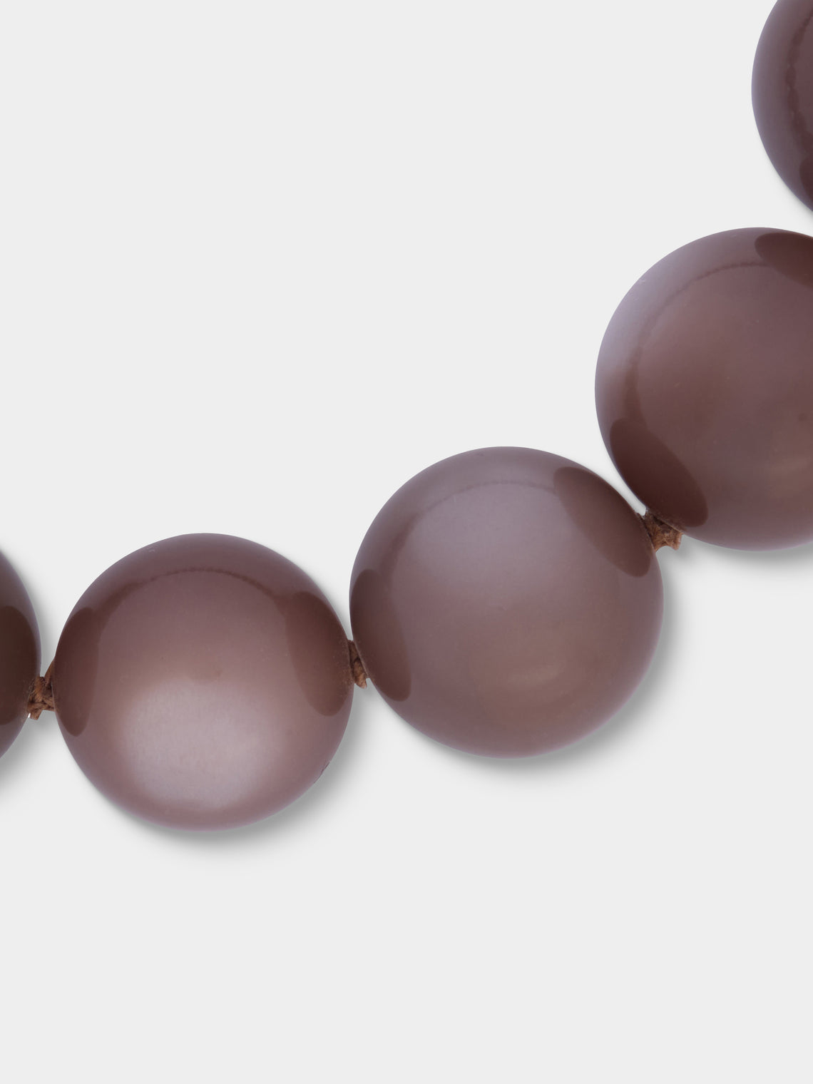 Mahnaz Collection - Vintage 18-Karat Yellow Gold and Moonstone Necklace - Green - ABASK