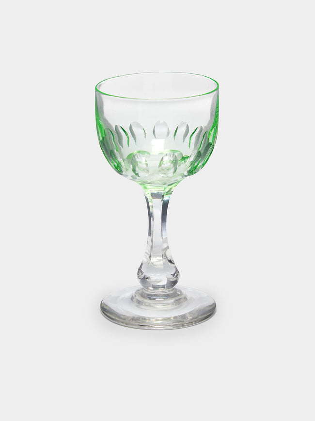 Antique and Vintage - 1920 Val Saint Lambert Cut Crystal Aperitif Glasses (Set of 8) -  - ABASK - 