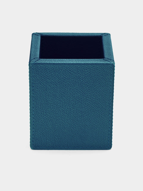 Giobagnara - Tim Leather Pen Holder - Blue - ABASK - 