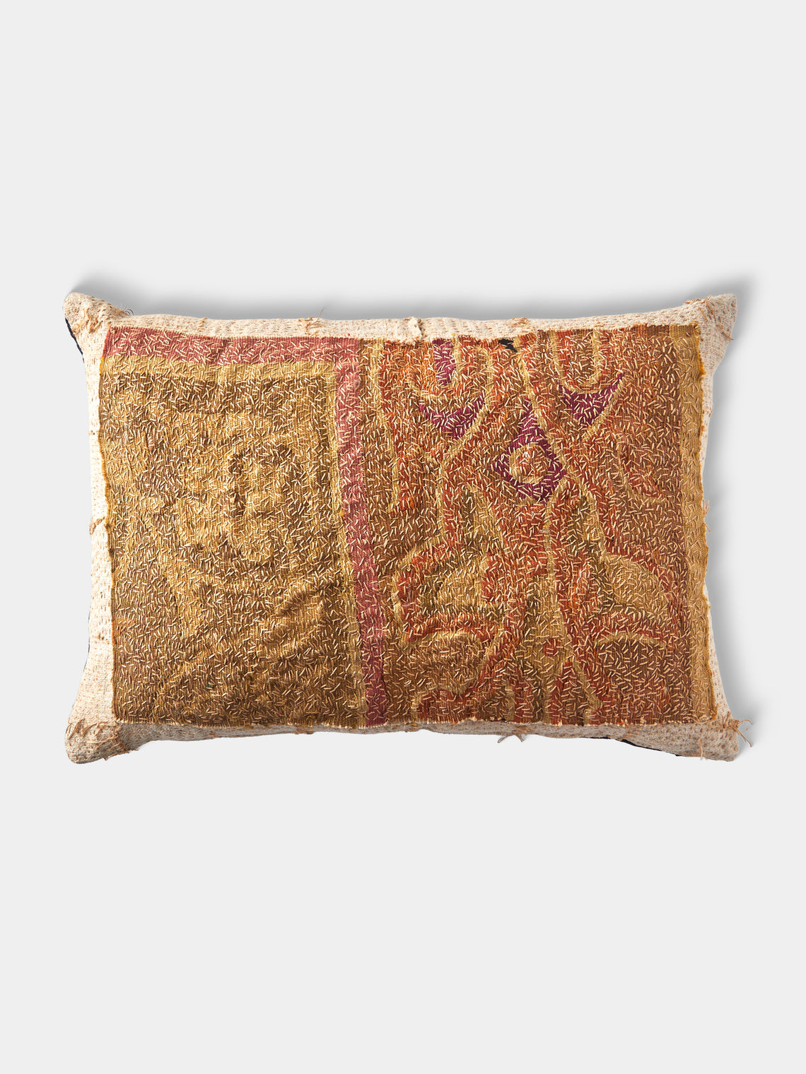 By Walid - 18th-Century French Aubosson Tapestry Wool and Linen Cushion (27.5in/70cm) - Multiple - ABASK - 