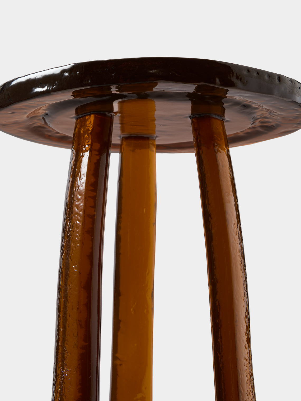 Szymon Keller - Lung Resin Martini Table (19.5in/50cm) - Brown - ABASK