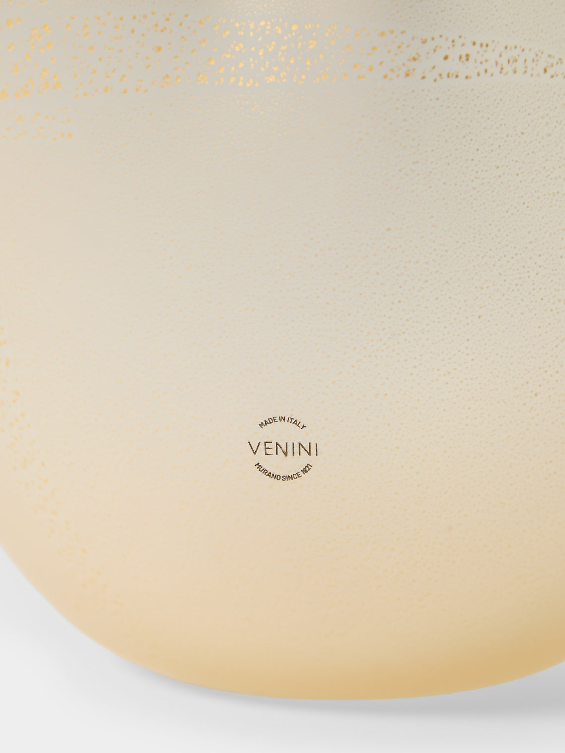 Venini - Fazzoletto Hand-Blown Murano Glass Vase (12in/30.5cm) - Yellow - ABASK