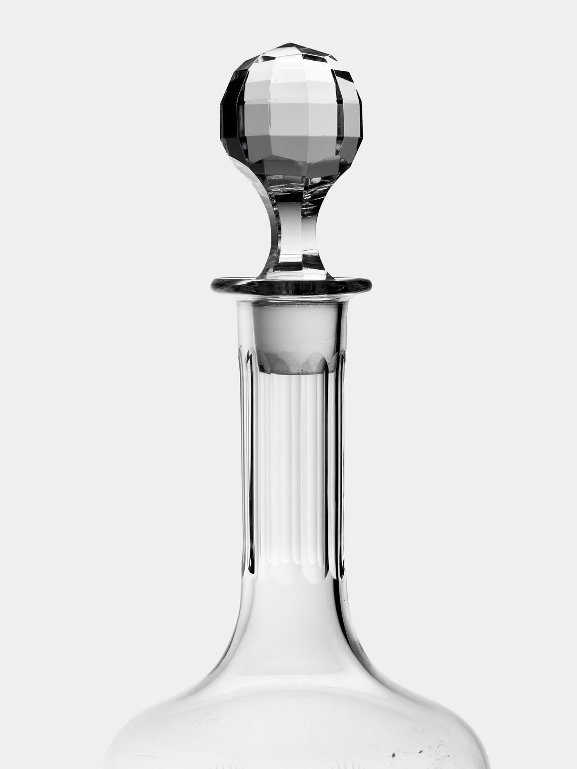 Antique and Vintage - Early-20th-Century Baccarat Richelieu Crystal Carafe - Clear - ABASK