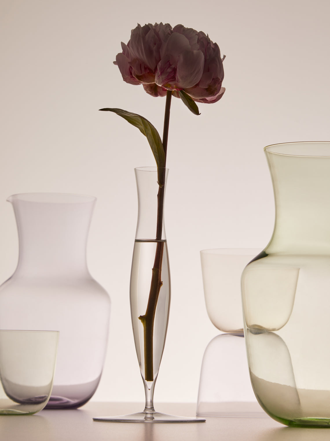 BV39 III Hand-Blown Crystal Bud Vase