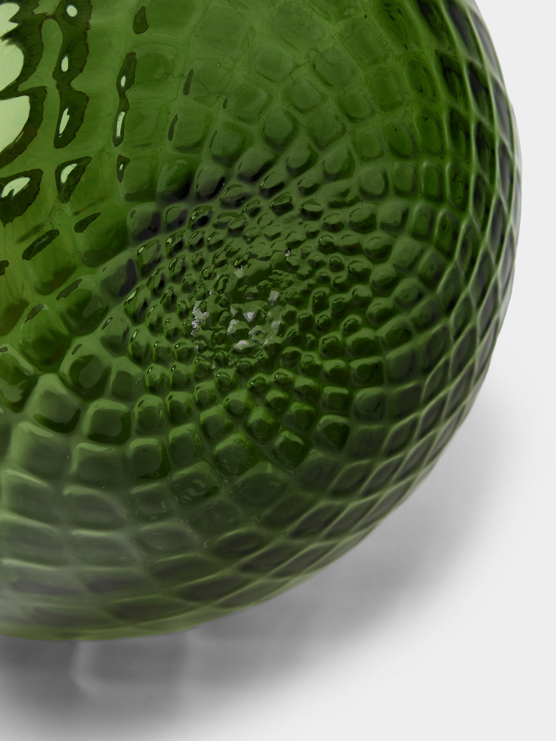 Venini - Monofiore Balloton Hand-Blown Murano Glass Vase (8in/20.5cm) - Green - ABASK