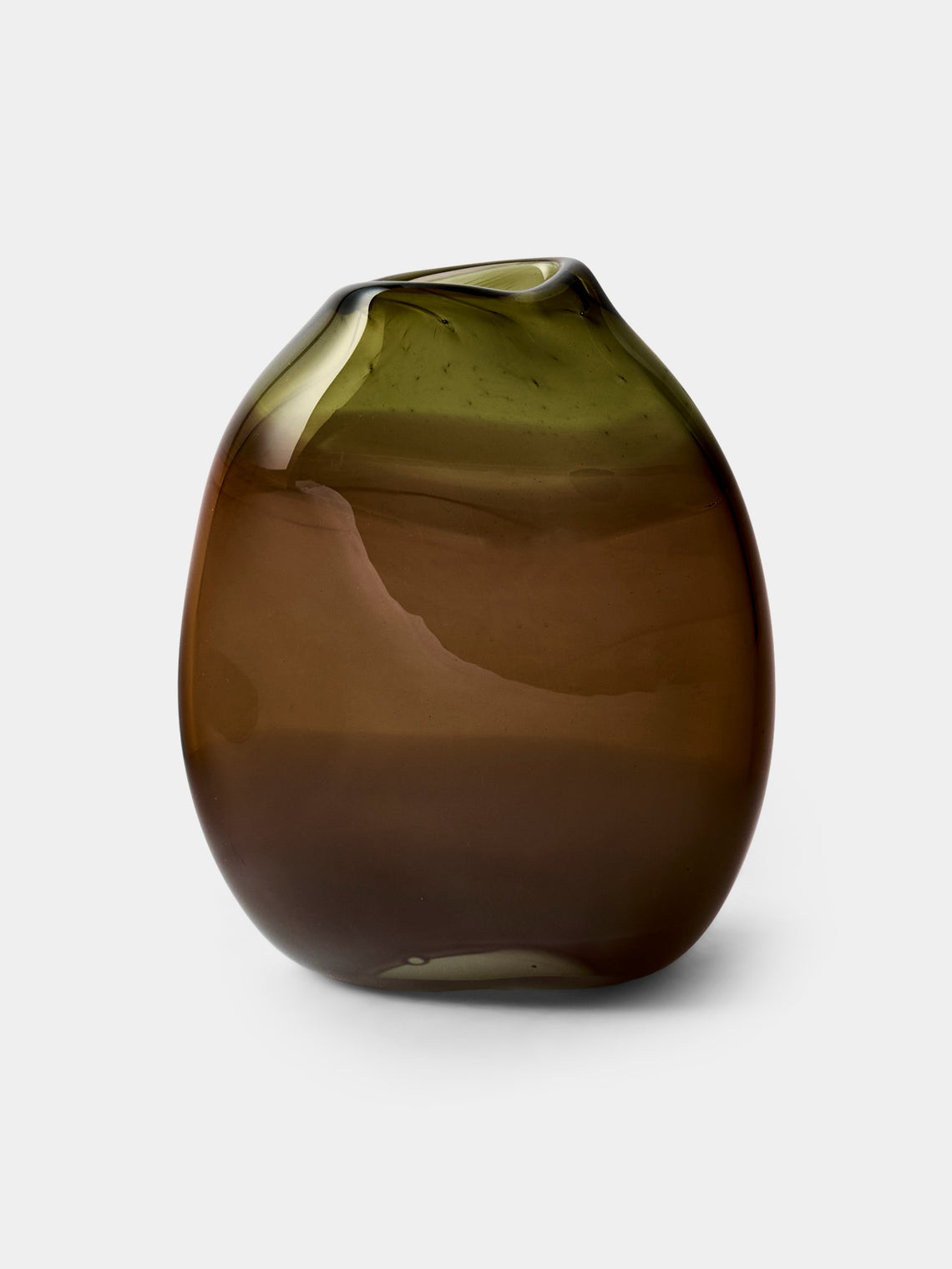 Michele Oberdieck - Hand-Blown Glass Vases – 4.5in/12cm (Set of 3) - Orange - ABASK