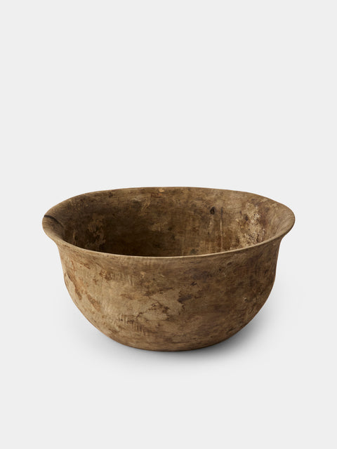 Iida Woodturning - Hand-Turned Earth-Finish Dogwood Bowl - Brown - ABASK - 