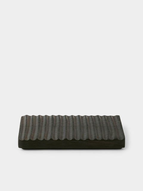 Riccardo Monte - Hand-Carved Walnut Soap Dish - Brown - ABASK - 