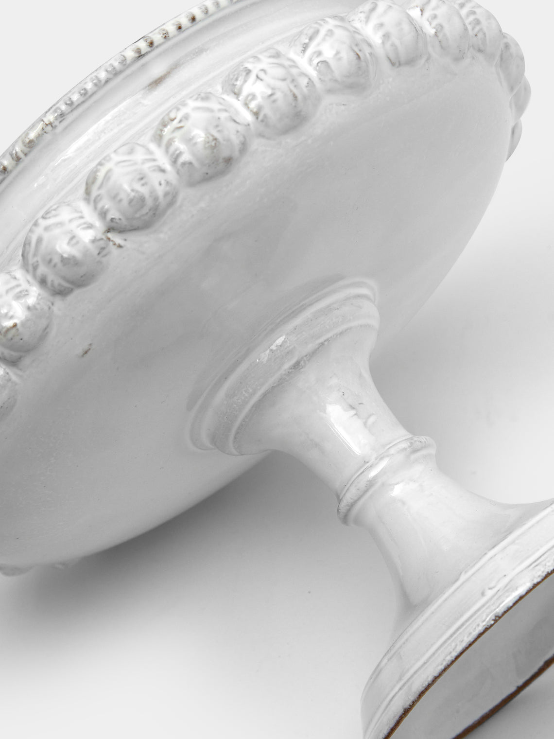 Alexandre Hand-Glazed Ceramic Tall Stand