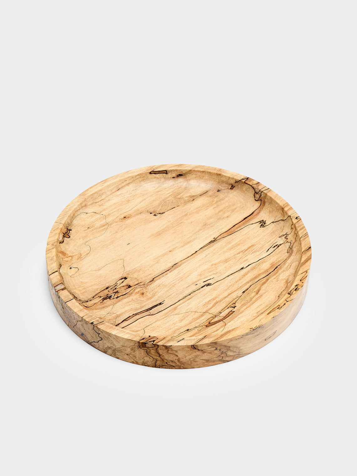 Bird & Branch - Fairlight Hand-Turned Spalted Beech Extra Large Platter - Natural - ABASK
