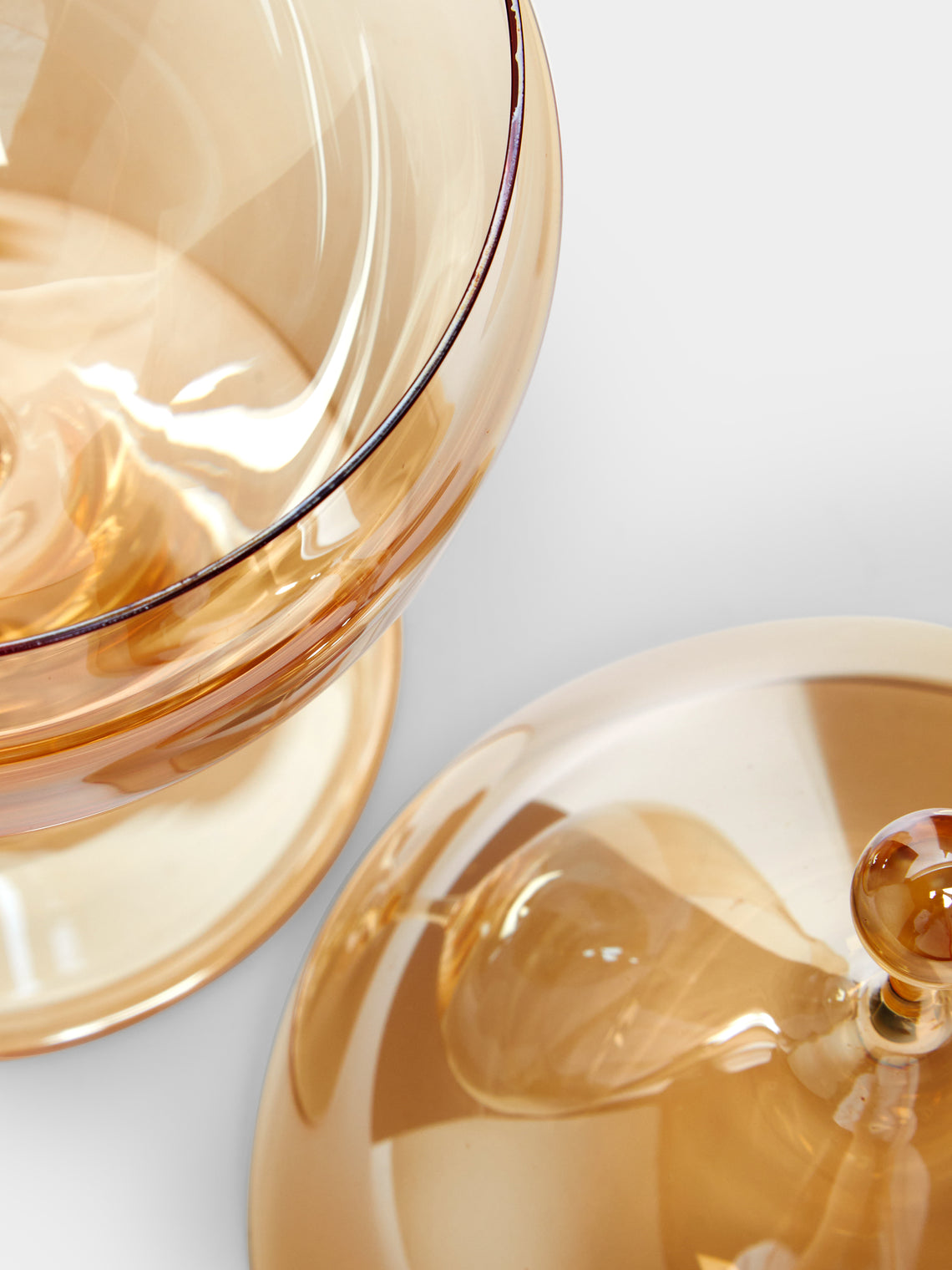 Lobmeyr - Hand-Blown Crystal Candy Dish III - Gold - ABASK