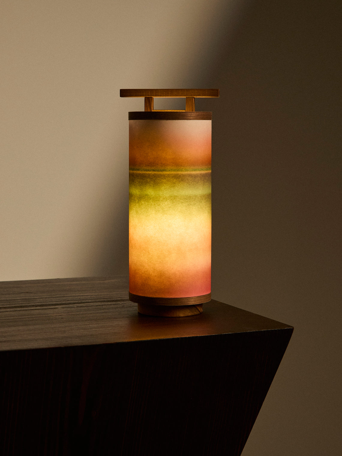 Maxime Prange - Torii Walnut and Washi Paper Small Table Lamp - Multiple - ABASK