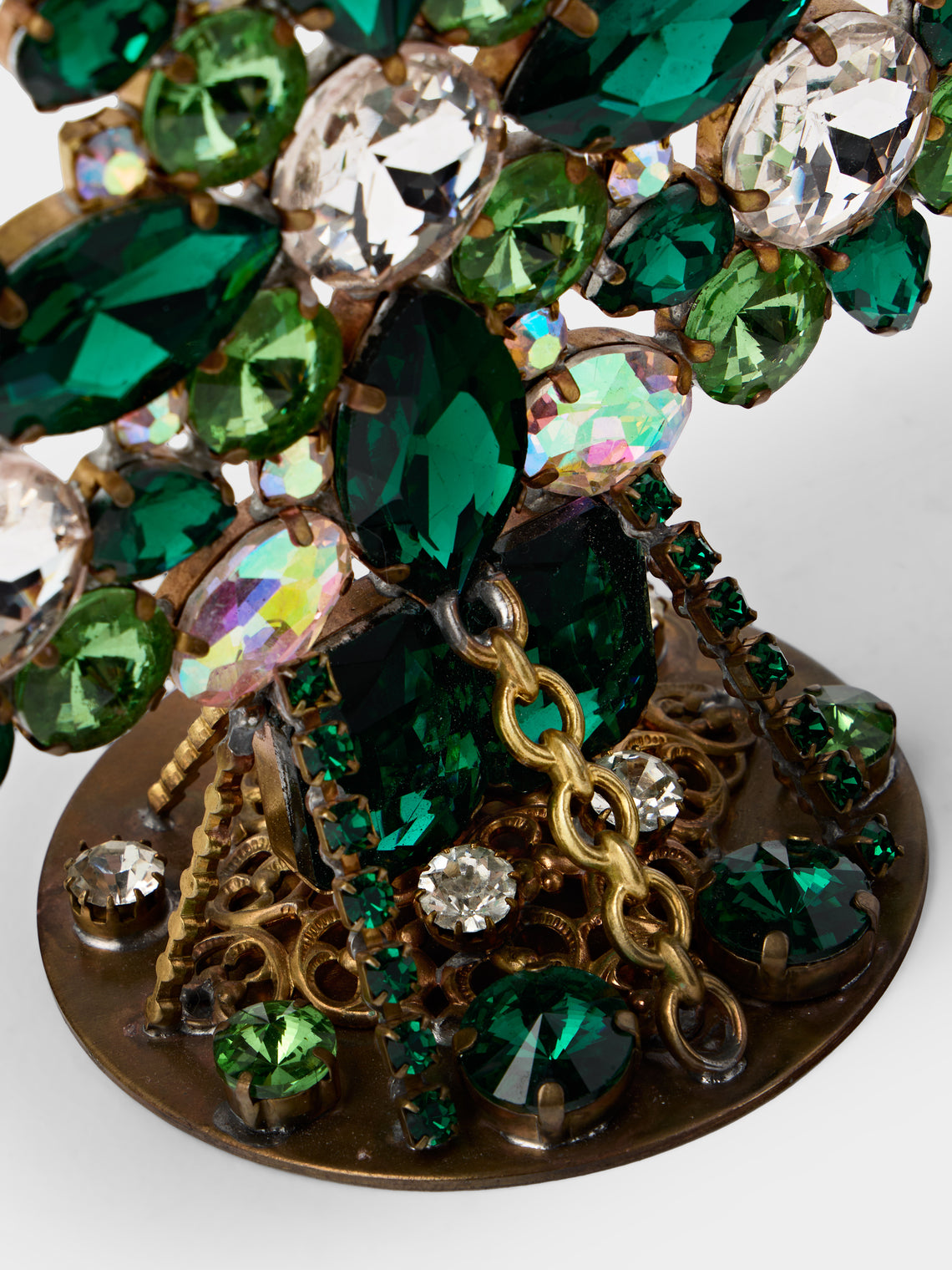 ABASK Decorations - Luxurious Czech Crystal Tree - Green - ABASK