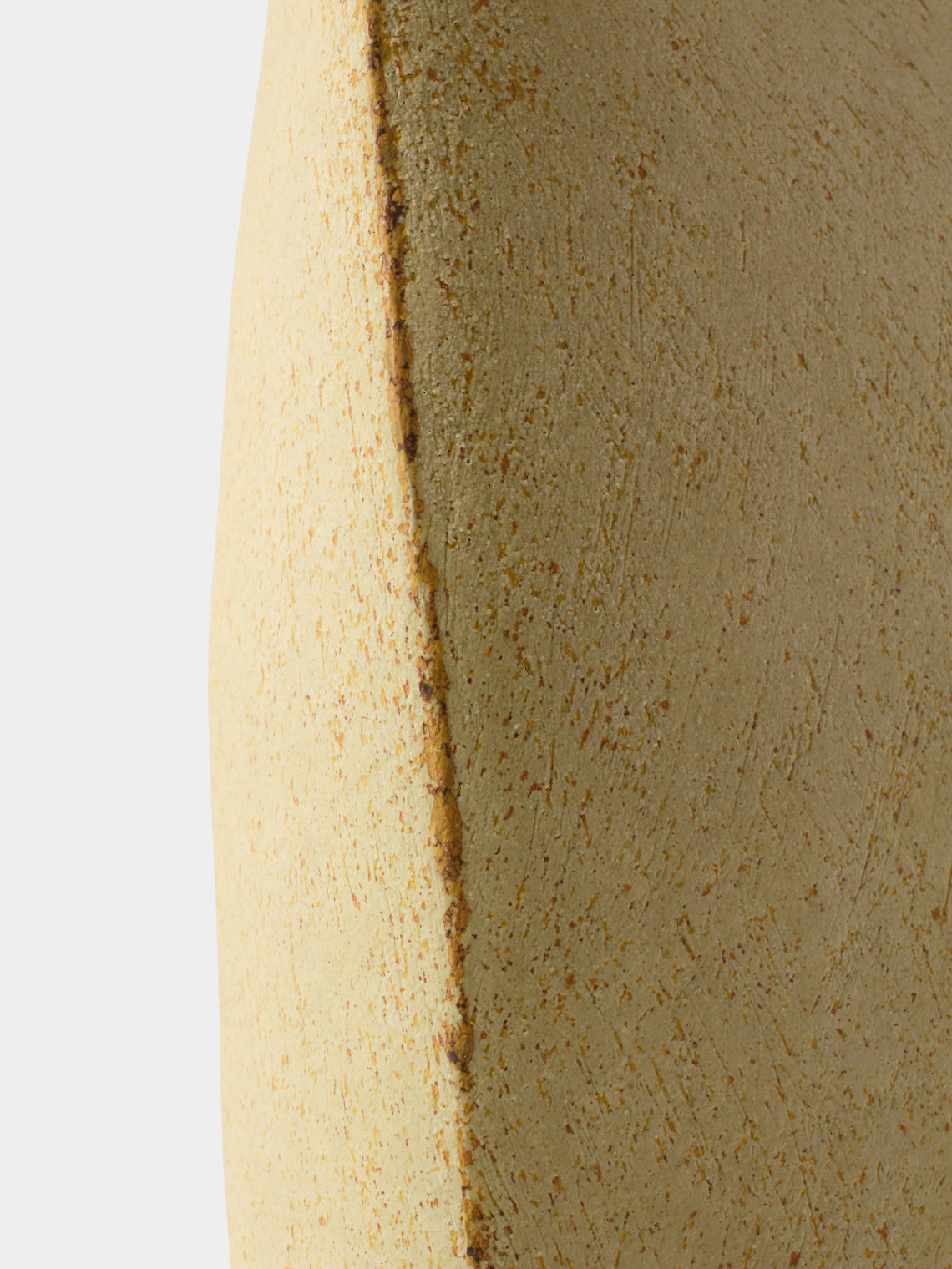 Linda Ouhbi - No. 2 Hand-Built Stoneware Vase (18in/46cm) - Beige - ABASK
