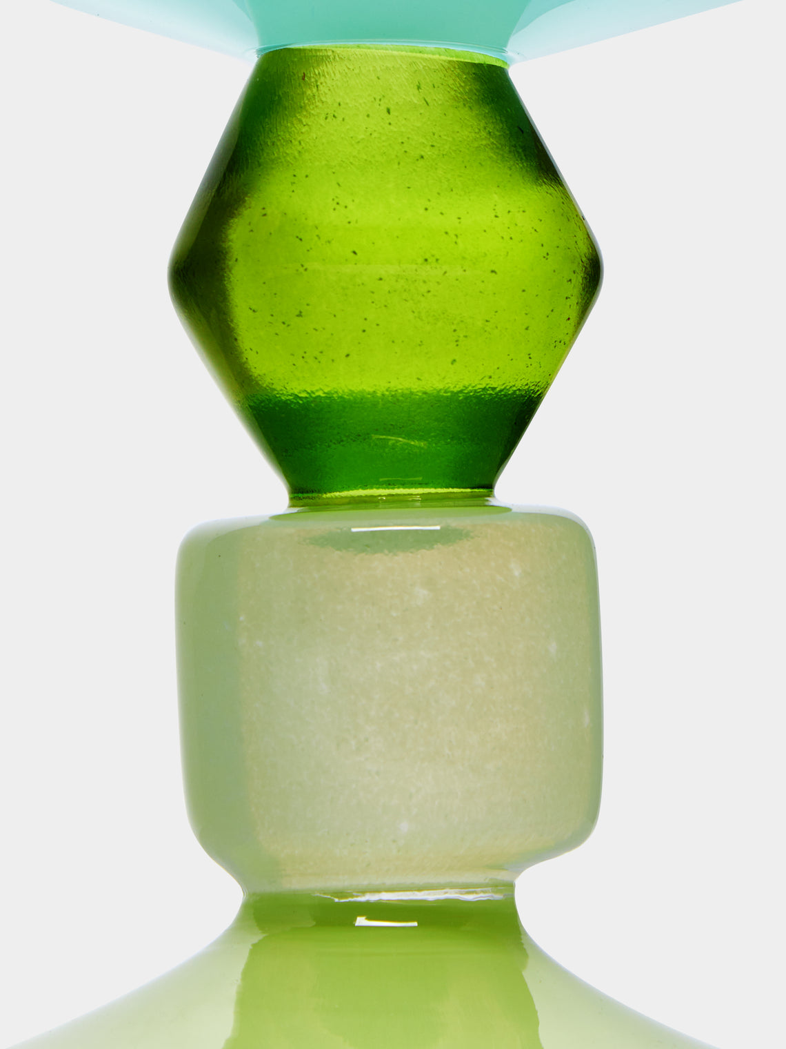 Gather - Miami Hand-Blown Glass Footed Bowl -  - ABASK