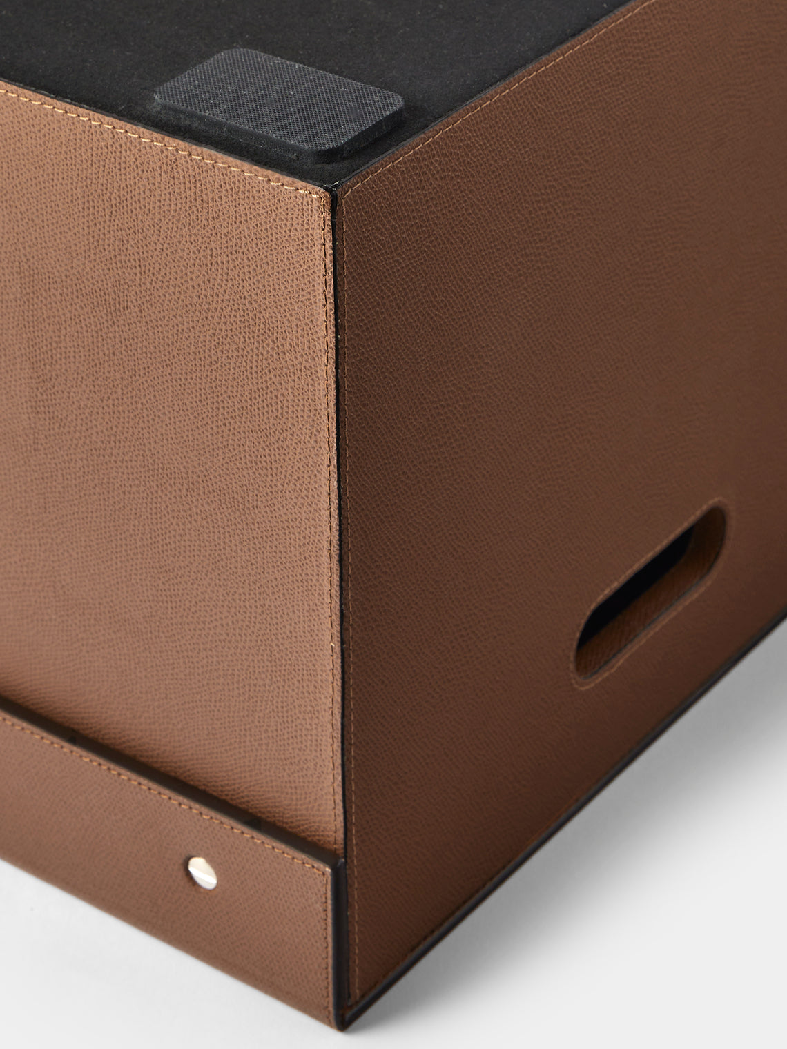 Giobagnara - Parma Leather Medium Closet Box - Brown - ABASK