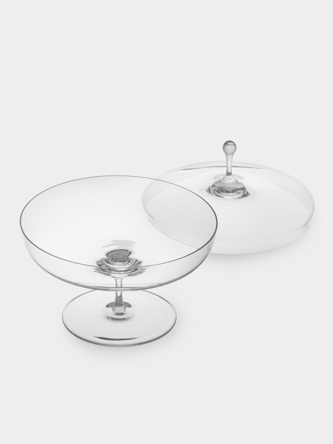 Lobmeyr - Hand-Blown Crystal Flat Candy Dish - Clear - ABASK